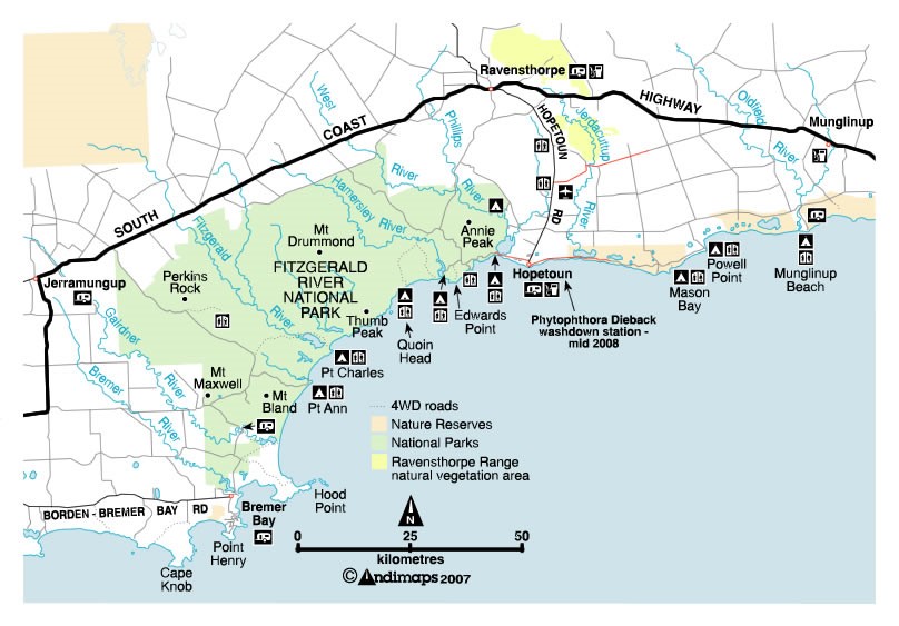 bremer bay map