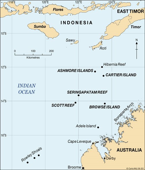 NW shelf islands